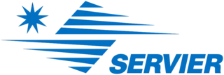 Logo Servier — parceiro da Poupe Certo